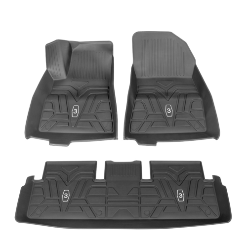 Alternative view of DESLE Tesla Model 3 Floor Mats.Only For Year 2017-2023. 3Pcs