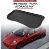 DESLE Tesla Model 3 Fully Cover 3D Trunk Mats.Only Fit New Molde 3 2020-2023.3Pcs - Image 6