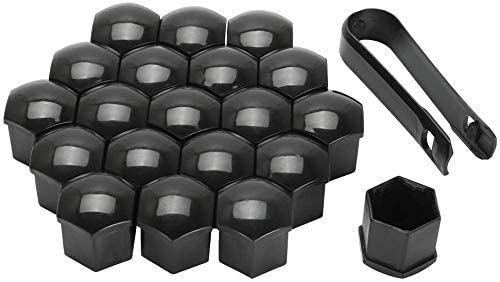 Alternative view of DESLE Tesla Model 3 And Model Y Wheel Nut Covers.20pcs/Set (Black)