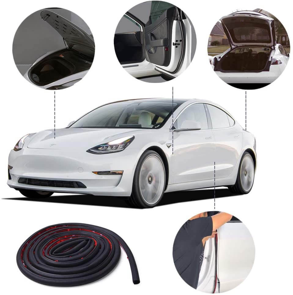 DESLE Tesla Model 3 And Model Y Door Seal Kit.Wind Noise Reduction