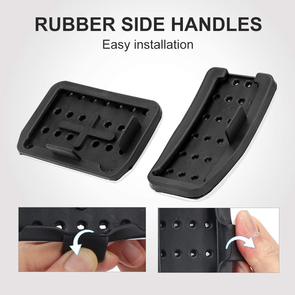 DESLE Performance Pedal Covers for Tesla Model 3 And Model Y(Sliver) - Image 8