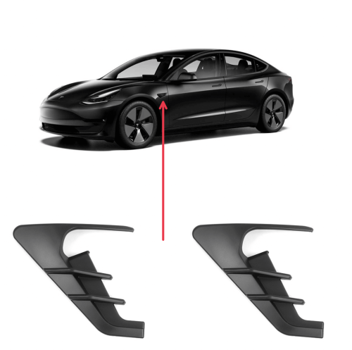 DESLE Model 3 And Model Y Side Camera Turn Signal Cover.tesla model 3 camera protection(Original Black)