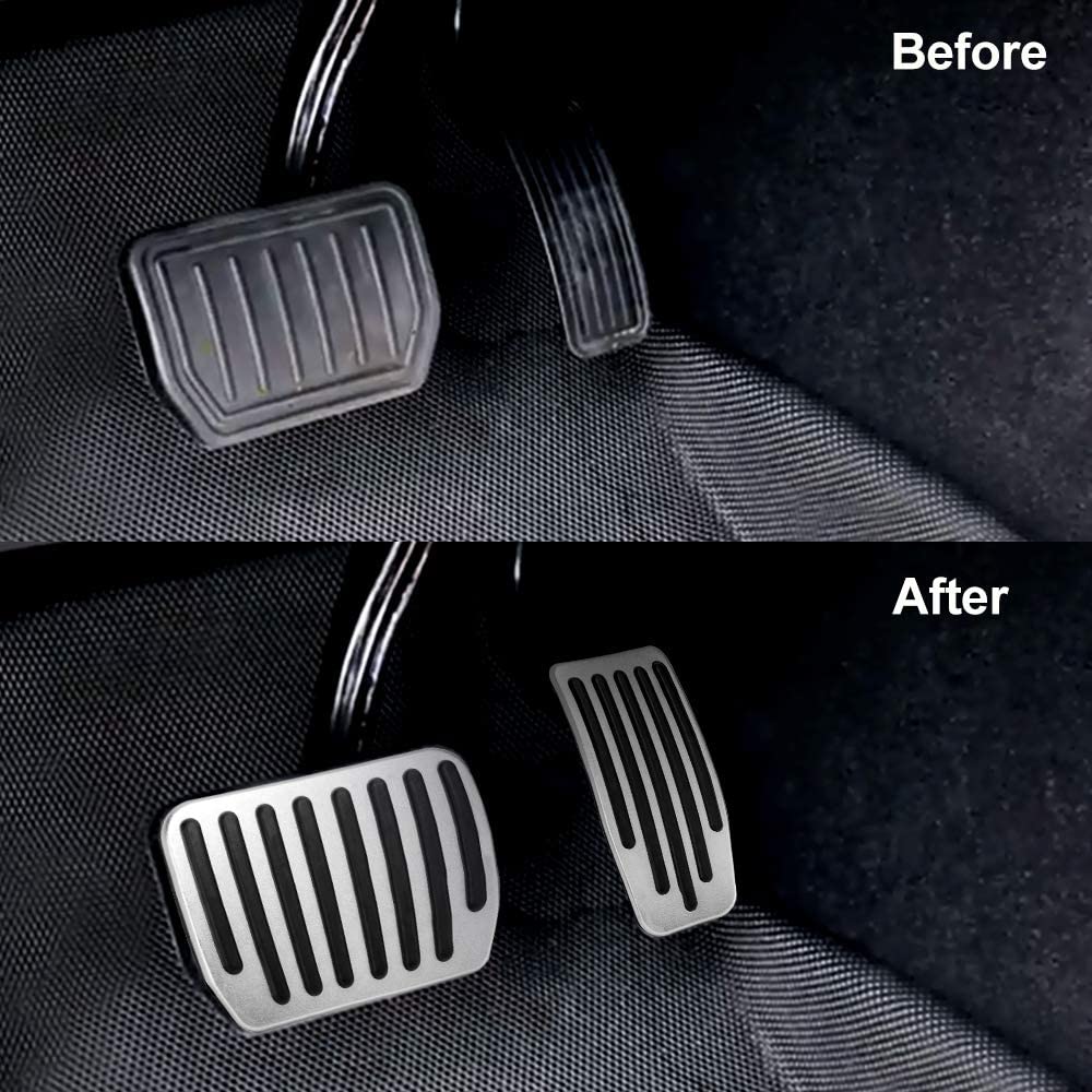 DESLE Performance Pedal Covers for Tesla Model 3 And Model Y(Sliver) - Image 6