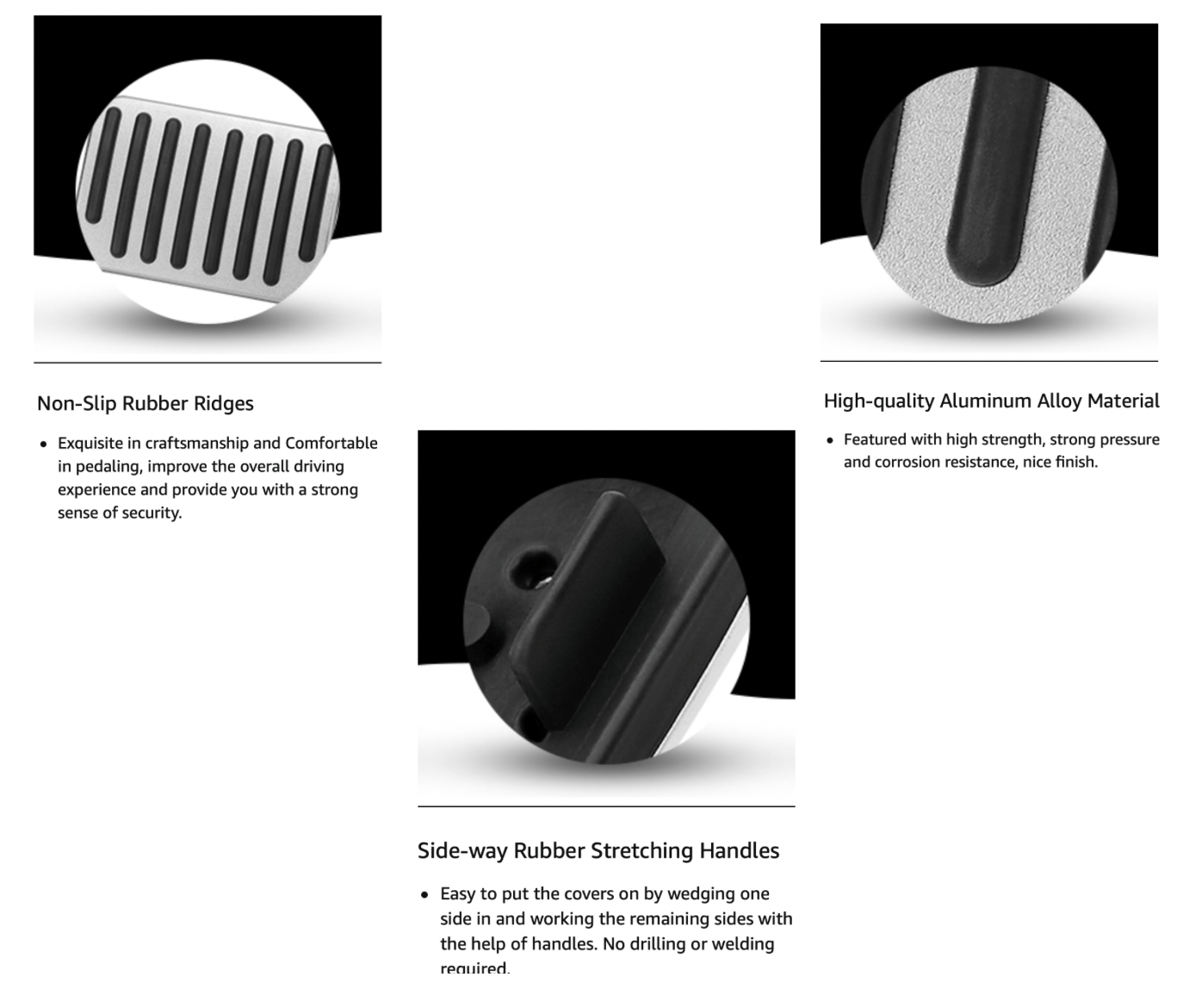 DESLE Performance Pedal Covers for Tesla Model 3 And Model Y(Sliver) - Image 5