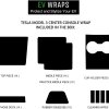 DESLE Only Fit Tesla Model 3 Center Console Cover Kit.Fit 2017-2020 Model 3, Not Fit For New Model 3. - Image 8