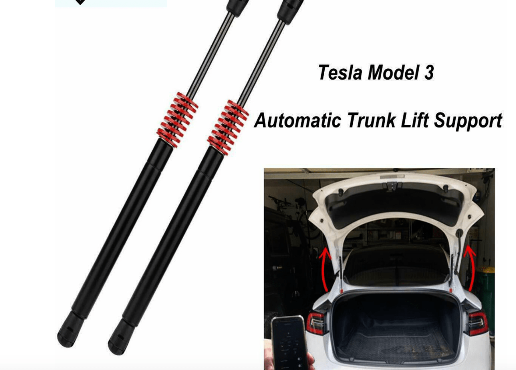 DESLE Tesla Model 3 Upgraded Front Hood/Rear Trunk Lift.Only Fit 2017-2020 Model 3 - Image 11