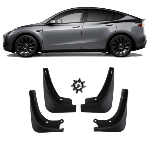 DESLE Tesla Model Y Mud Flaps Splash Guards.Fit 2020-2025 (Set of 4)