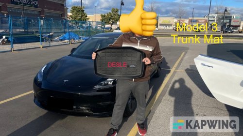 Tesla model 3 trunk mat