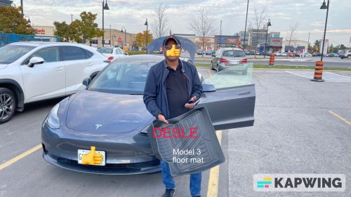 Tesla model 3 floor mat