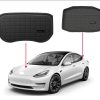 DESLE Tesla Model 3 Fully Cover 3D Trunk Mats.Only Fit New Molde 3 2020-2023.3Pcs - Image 9