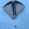 DESLE Tesla Model 3 Fog Light Trim Front Fog Light Cover.Fit Model 3 2017-2023 Black - Image 2