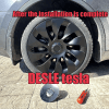 DESLE Tesla Model Y Wheel Rim Protectors Cover.Fit 2020-2025  Set of 4.Matte Black.20 Inch - Image 7