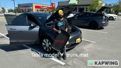 DESLE Tesla model Y trunk mat